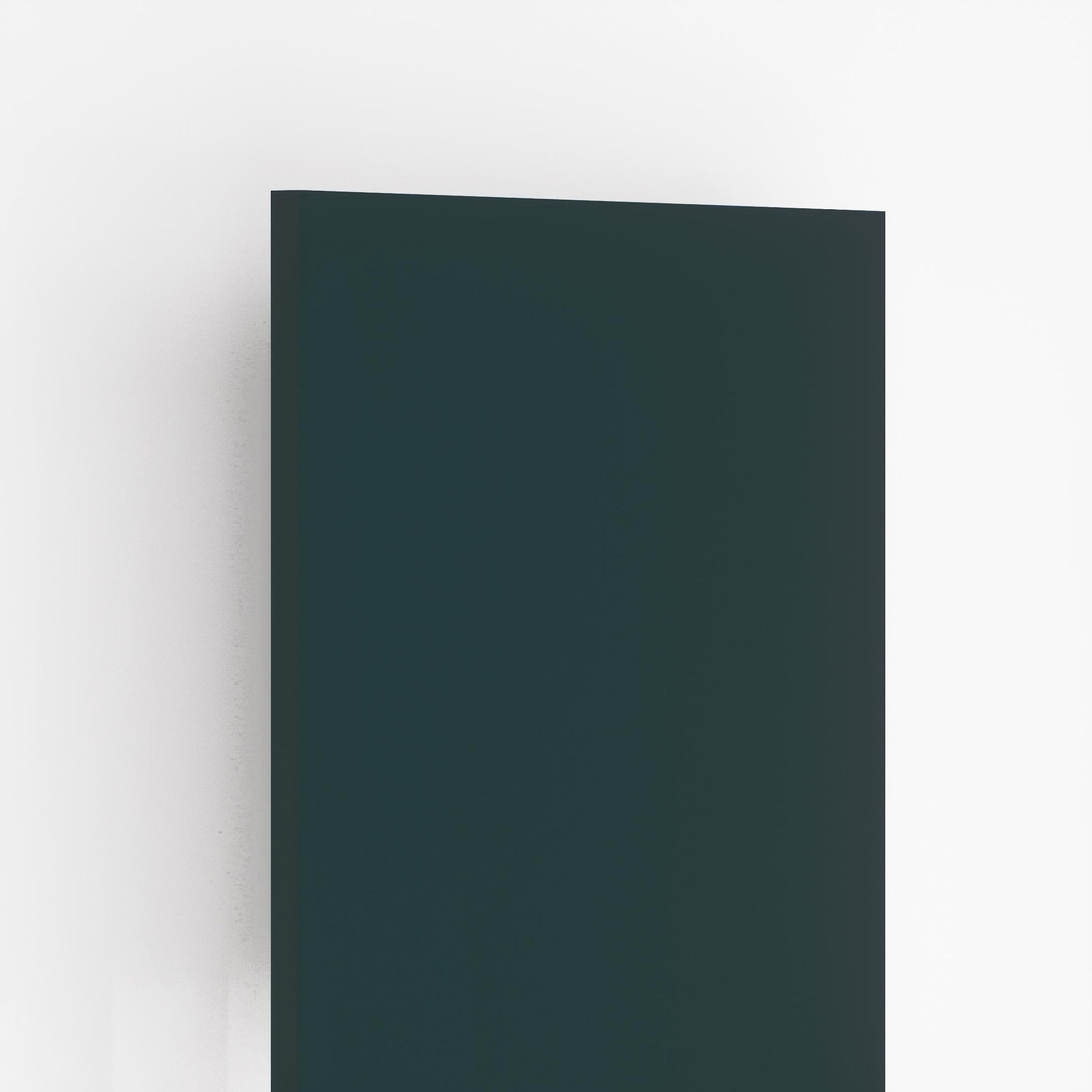 Green plain laminate with high gloss finish and smooth surface.