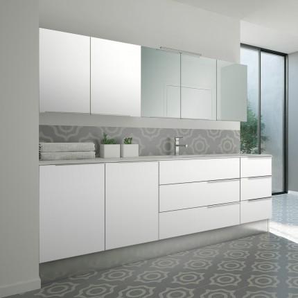 Egret White Plain Laminate 8x4 ft Texture 1 mm - 201 AFPL