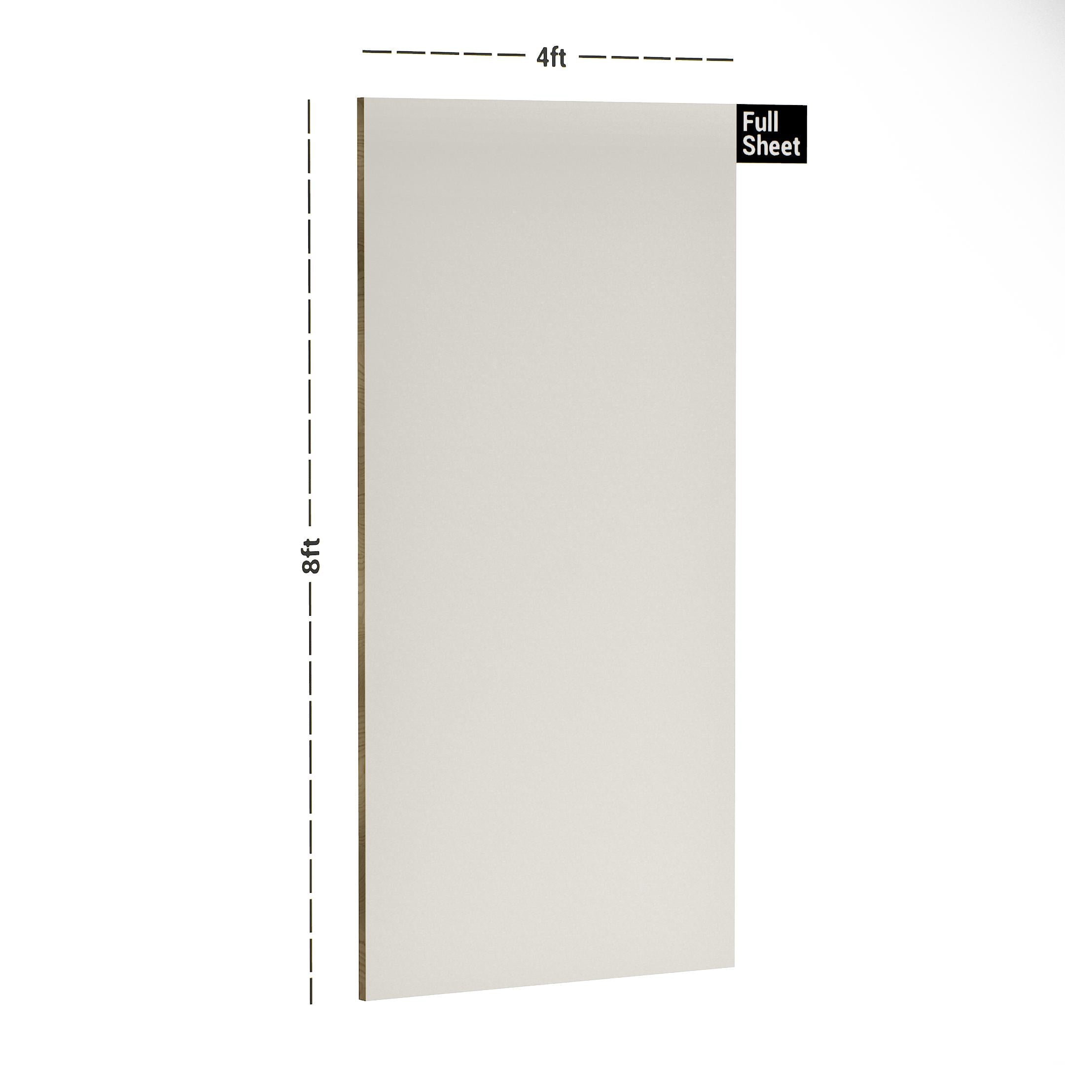 Almond Plain Laminate 8x4 ft High Gloss 1 mm - 202 A12
