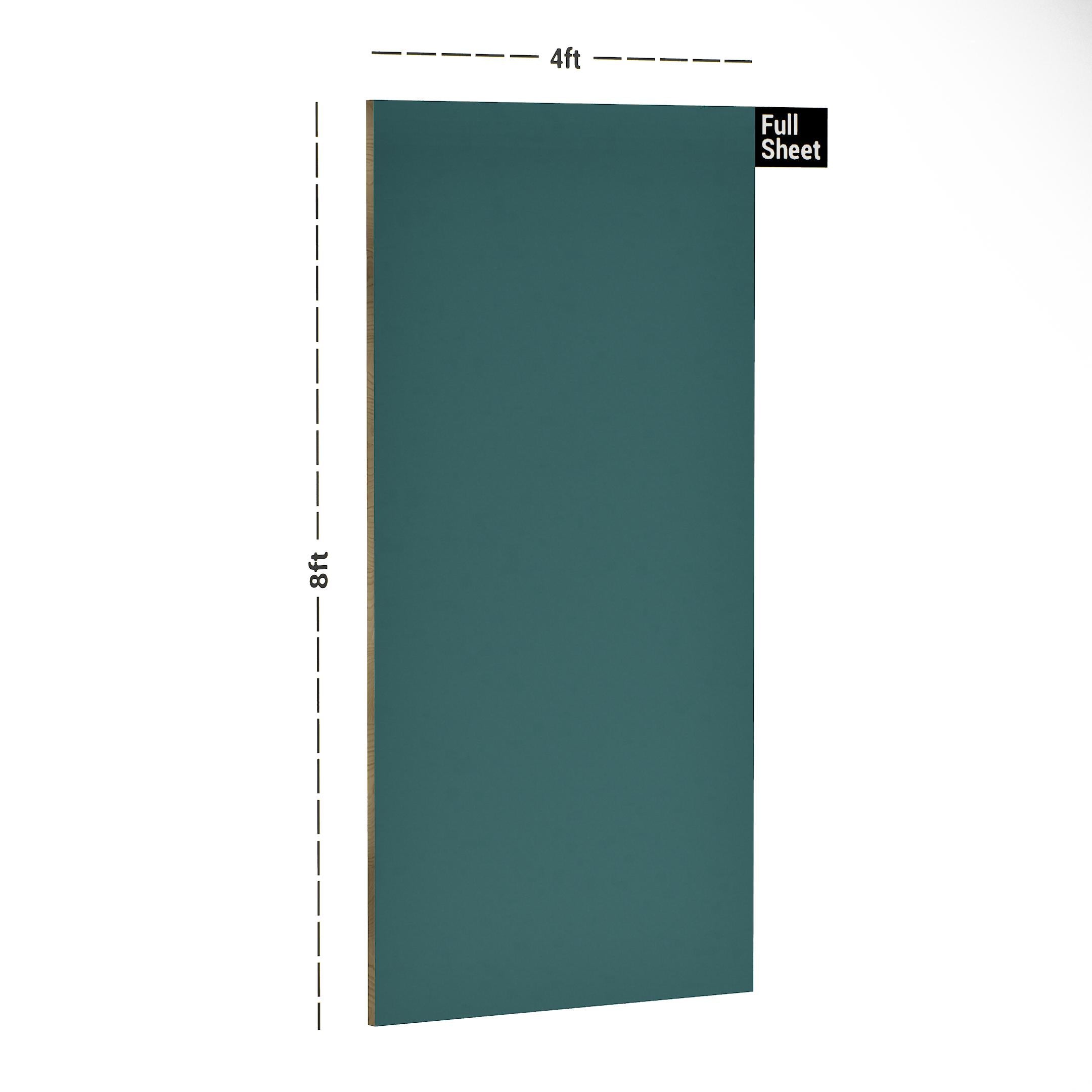 Serene Green Plain Laminate 8x4 ft High Gloss 1.3 mm - 2030 TM