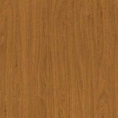 Brown wood grain laminate with suede finish and visible wood texture and pattern.