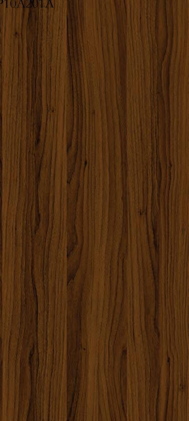 Brown wood laminate with suede finish and wood grain texture, displaying a natural wood pattern with dark brown lines.