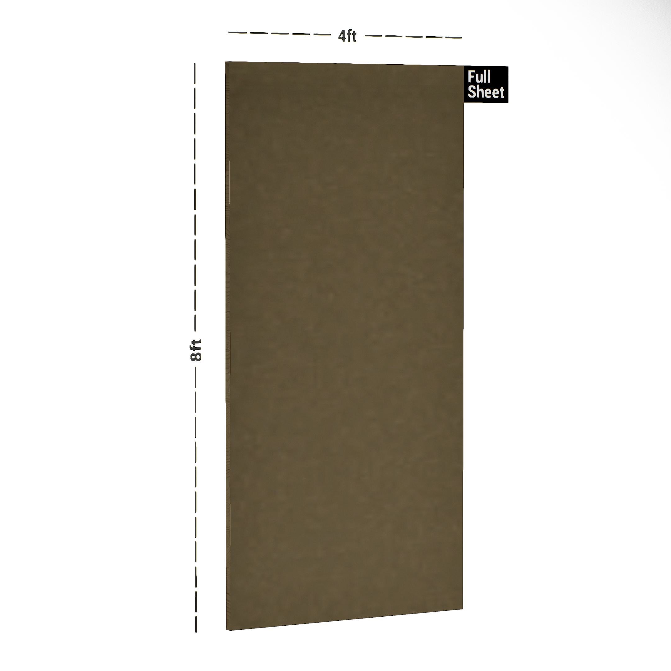 Sunlight Brown Plain Laminate 8x4 ft High Gloss 1.3 mm - 2057 TM