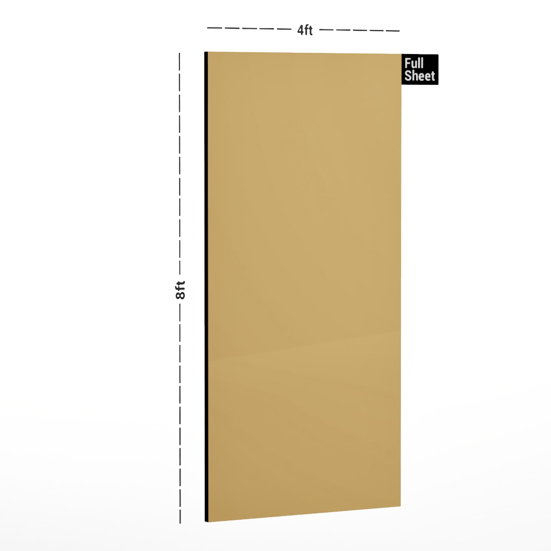 Glaze Yellow Plain Laminate 8x4 ft Suede 1 mm - 208 SU