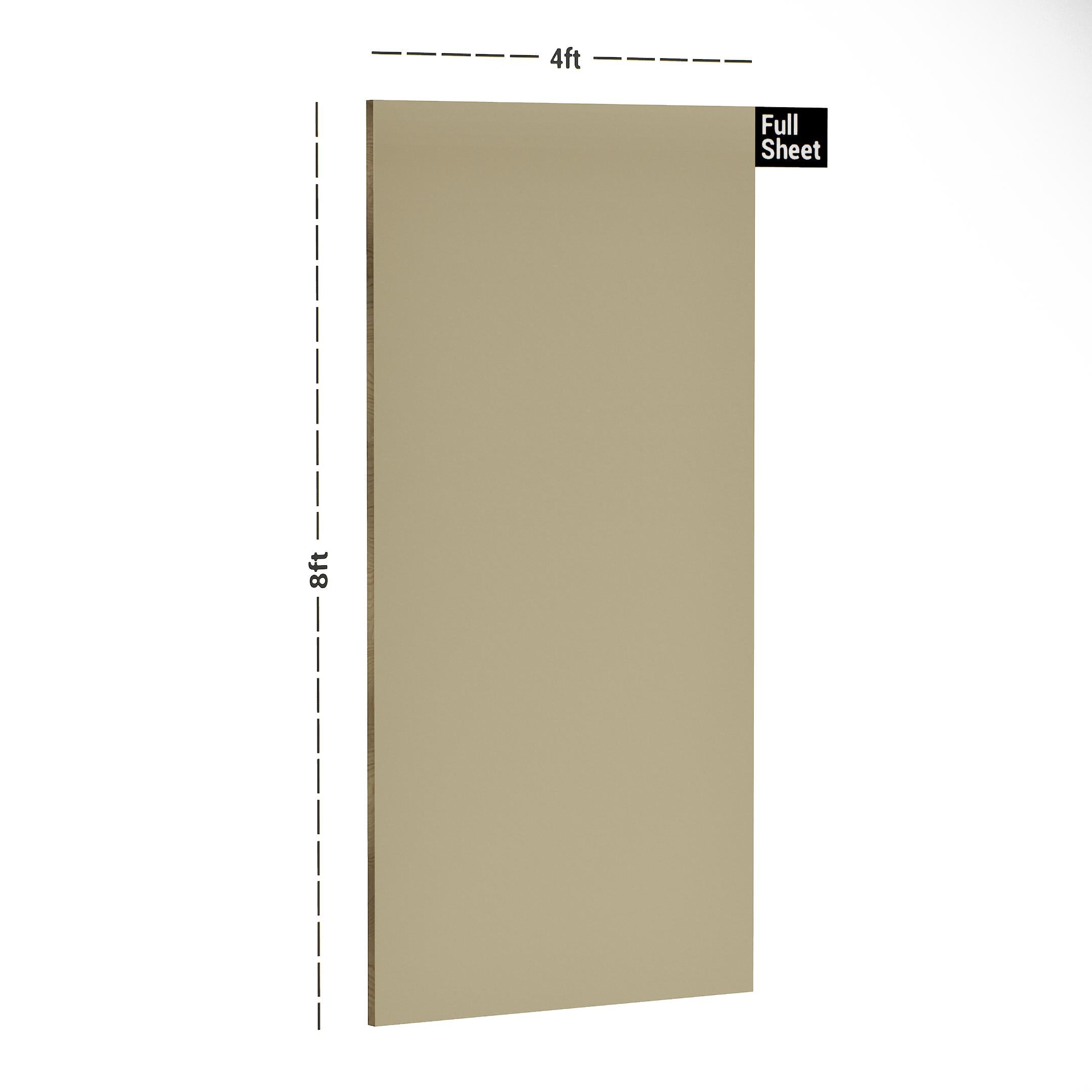 Plain Laminate 8x4 ft Suede 0.8 mm - 21087 Almond