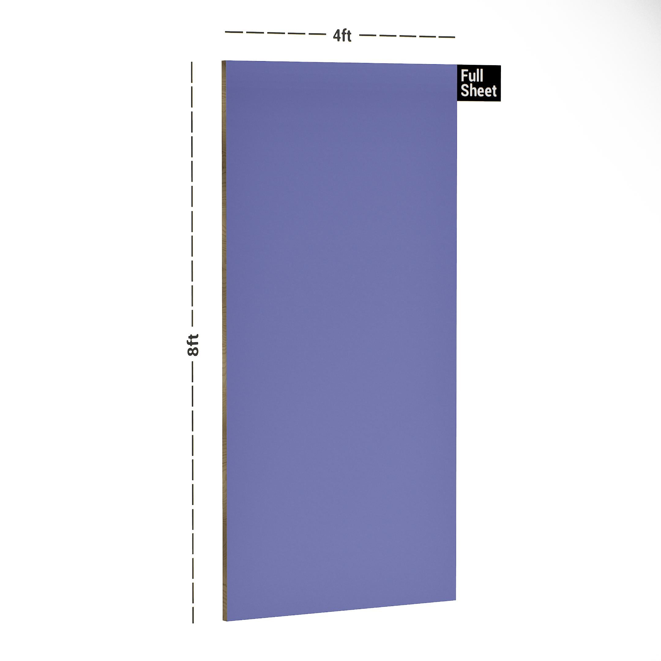 Indigo Plain Laminate 8x4 ft High Gloss 1 mm - 210 A12