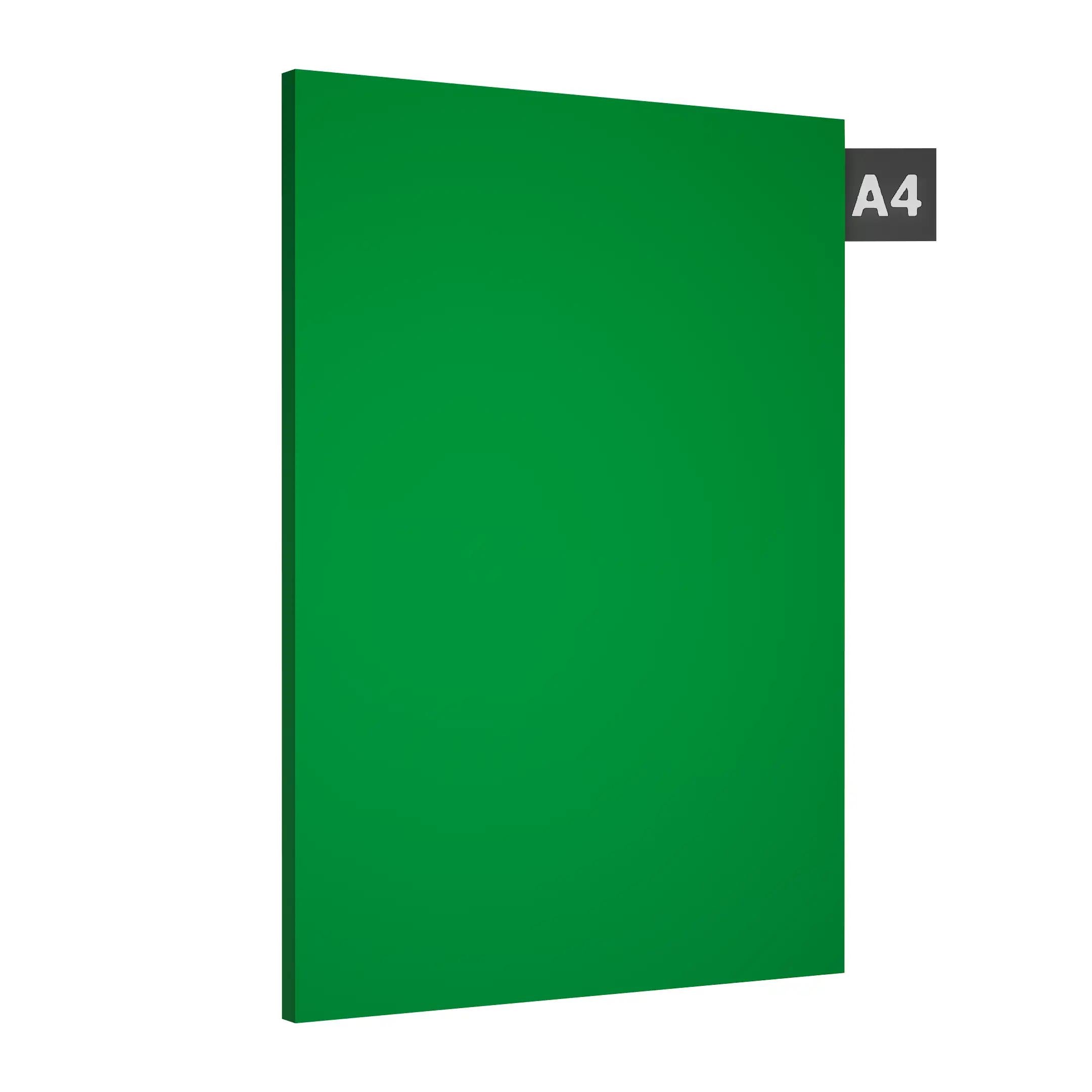 Spring Green Plain Laminate 8x4 ft Suede 0.8 mm - 2116 SF