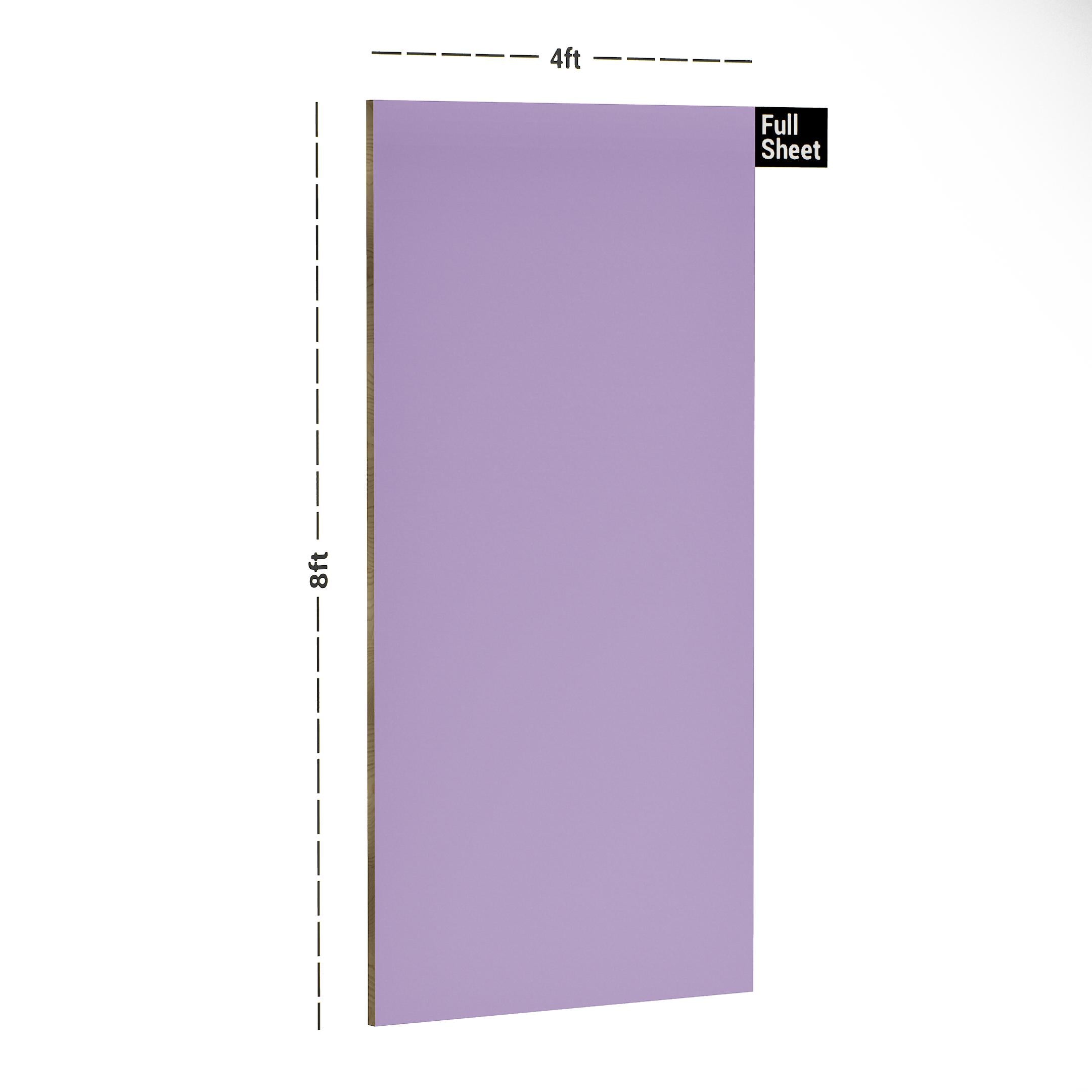 Lavendura Plain Laminate 8x4 ft Suede 0.8 mm - 21462 SF