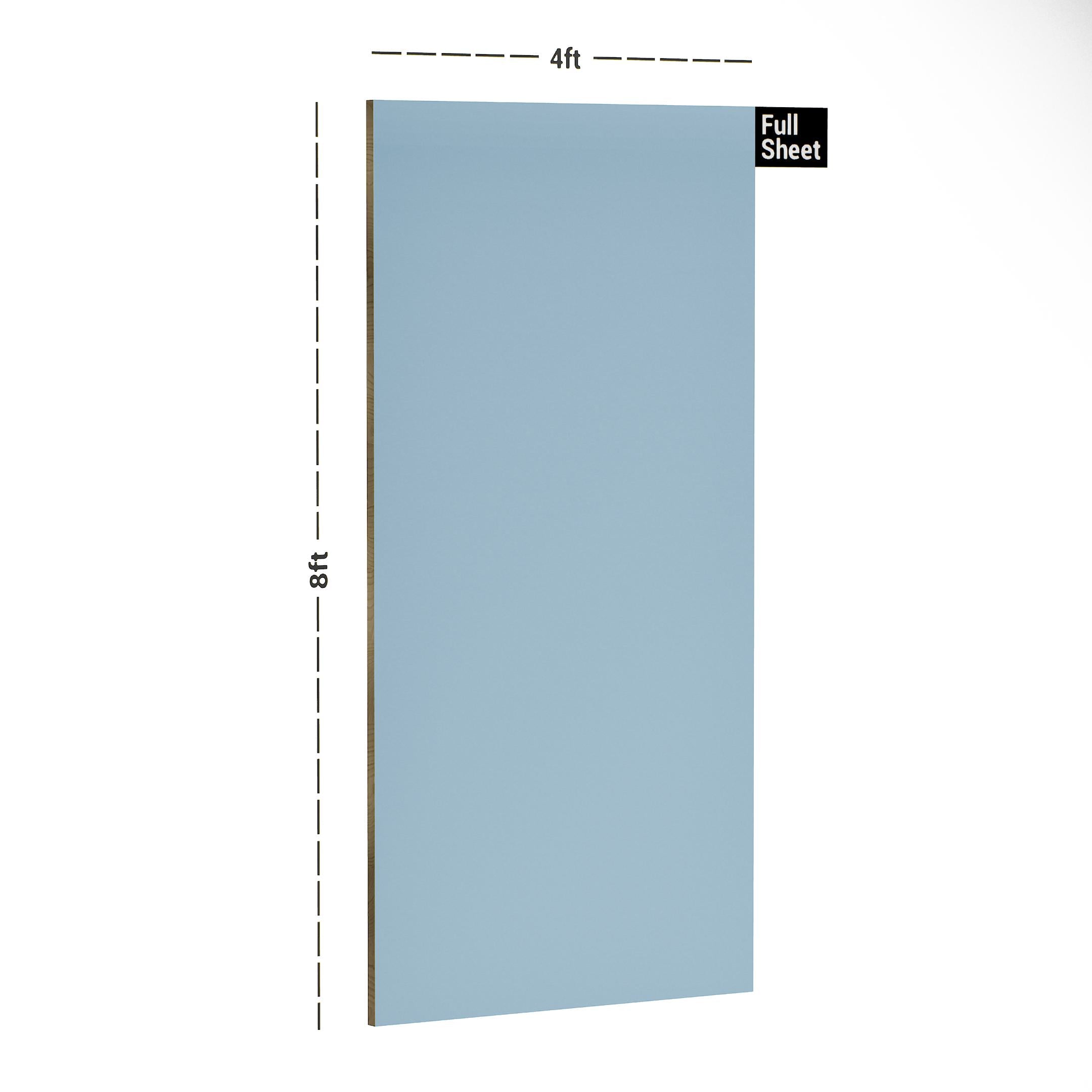 Sky Light Plain Laminate 8x4 ft Suede 0.8 mm - 21492 SF