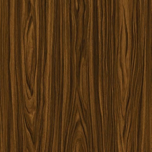 Brown wood grain laminate with suede finish and dark brown streaks, showcasing a natural wood texture and vertical pattern.