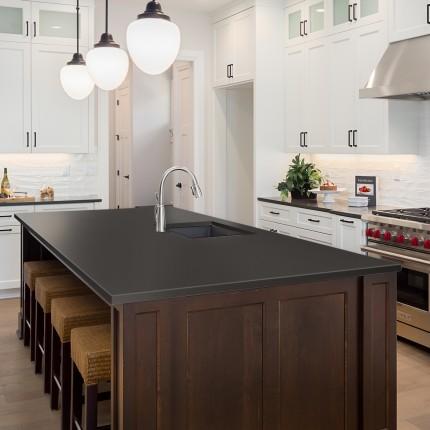 Georgia Grey Plain Laminate 8x4 ft High Gloss 1 mm - 215 SG