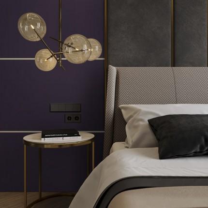 Elite Series Solids Black Current Plain Laminate 8x4 ft Texture 1 mm - 2181 MG