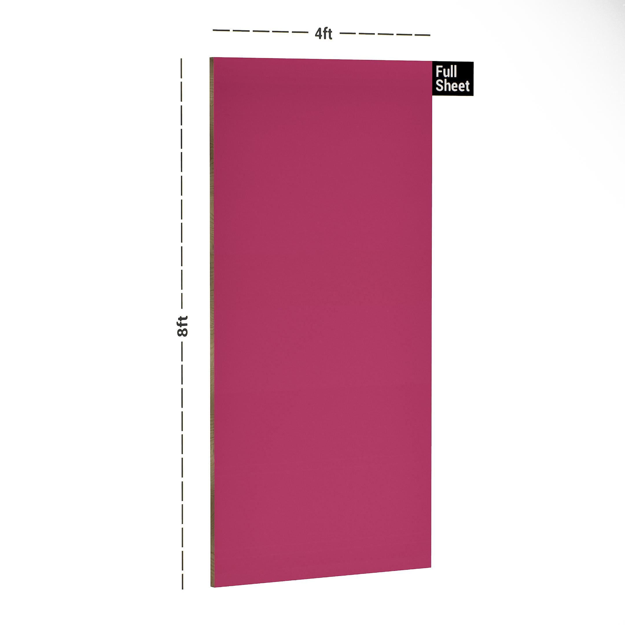 Elite Series Pink Plain Laminate 8x4 ft Suede 1 mm - 2183 SF