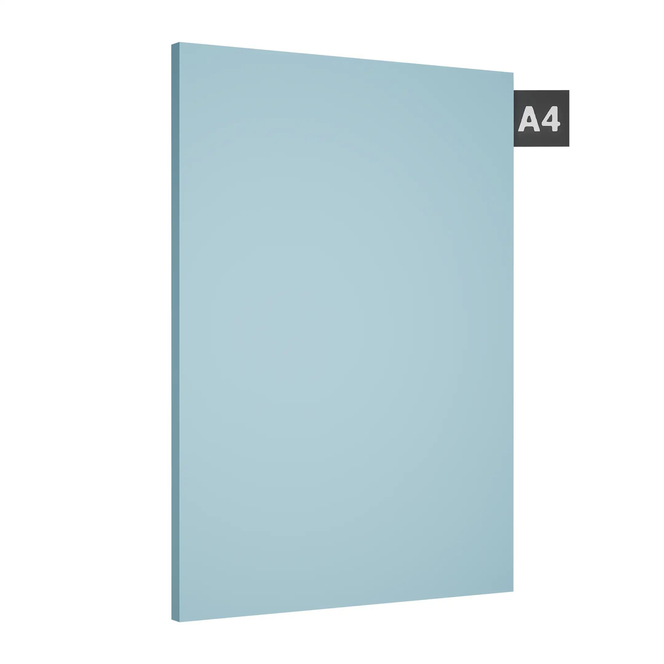 Baby Blue Plain Laminate 8x4 ft Suede 1 mm - 224 SF