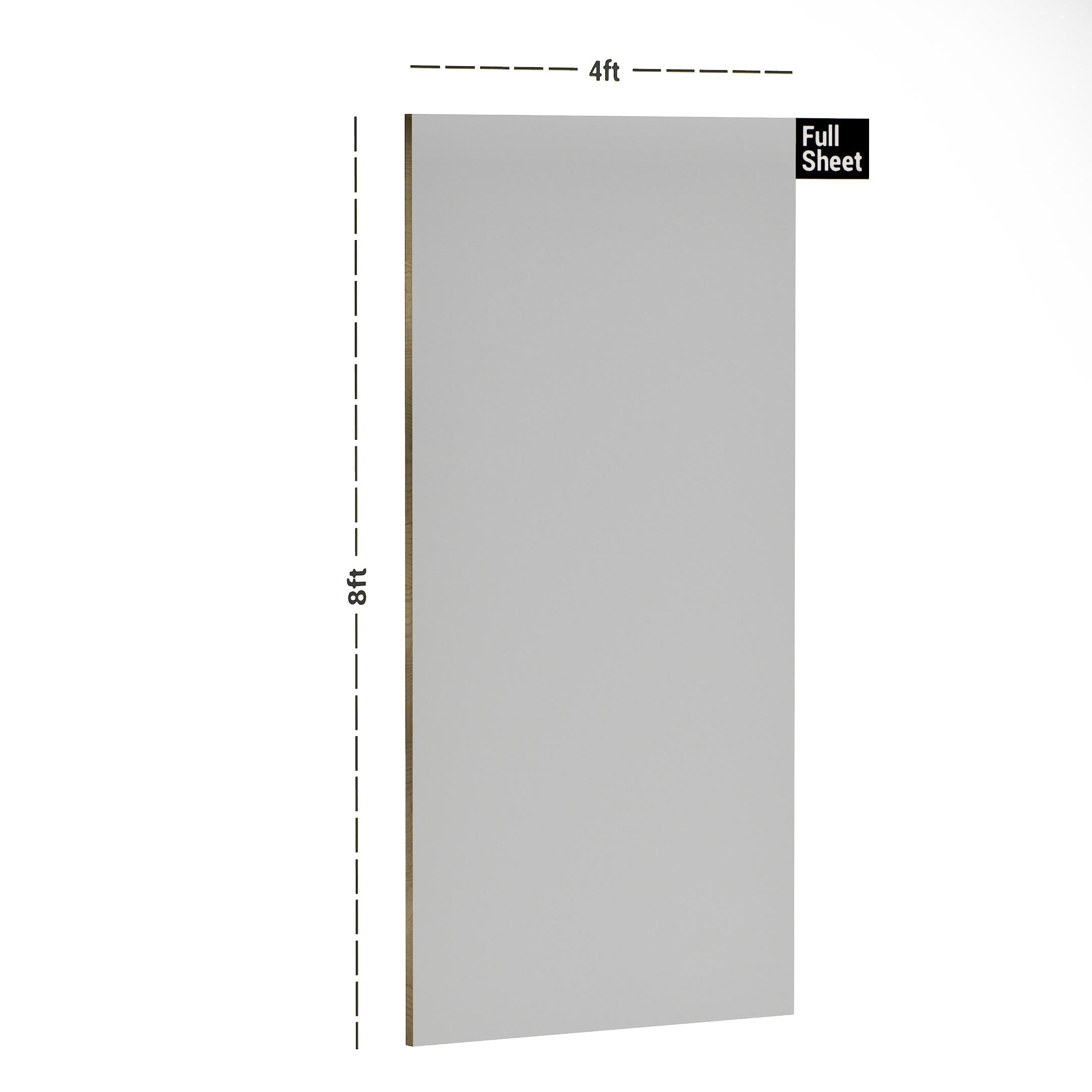 Baby Grey Plain Laminate 8x4 ft Suede 1 mm - 227 SF
