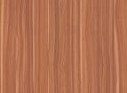 Brown wood grain laminate with suede finish and vertical wood pattern texture