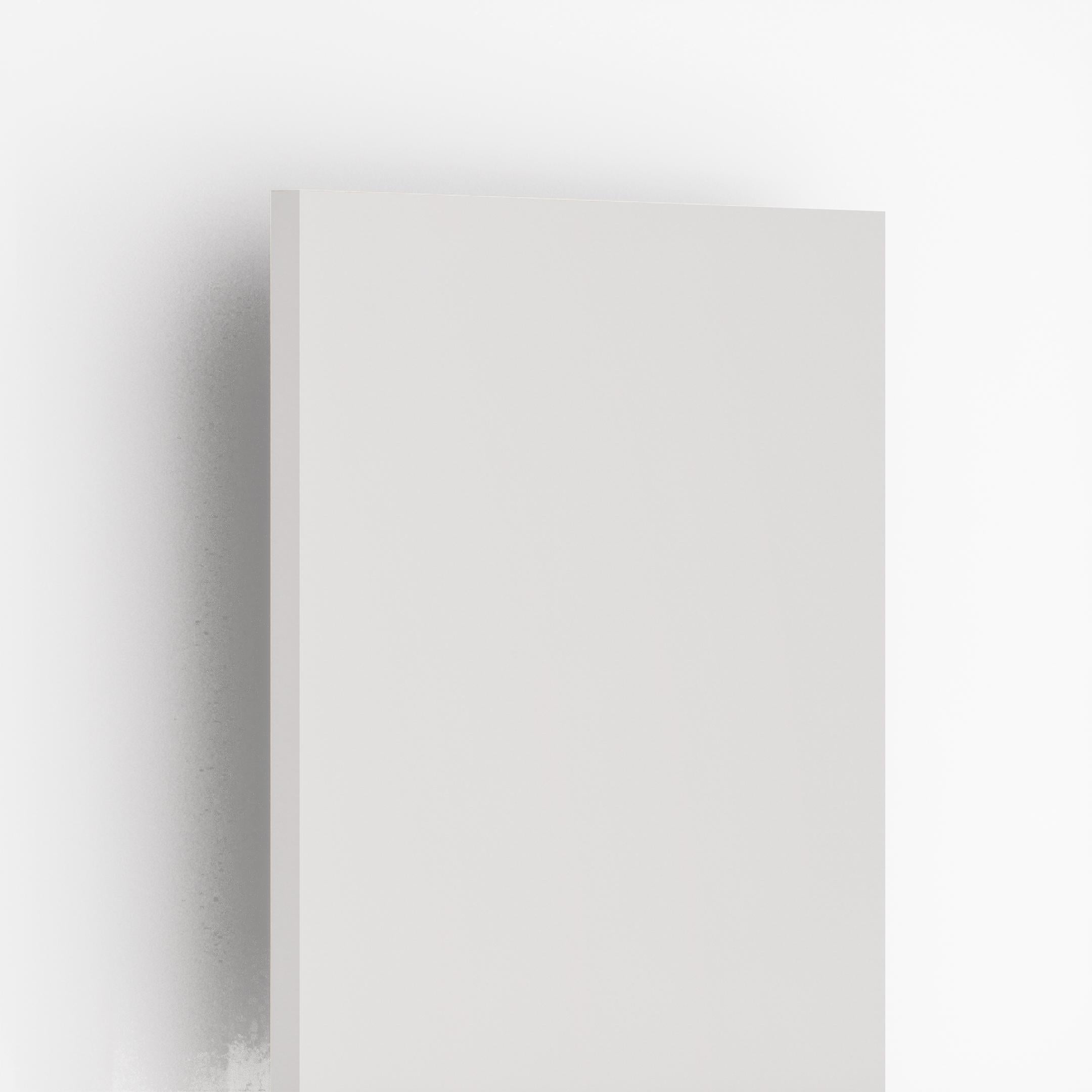 Wool White Plain Laminate 8x4 ft High Gloss 1 mm - 230 HG