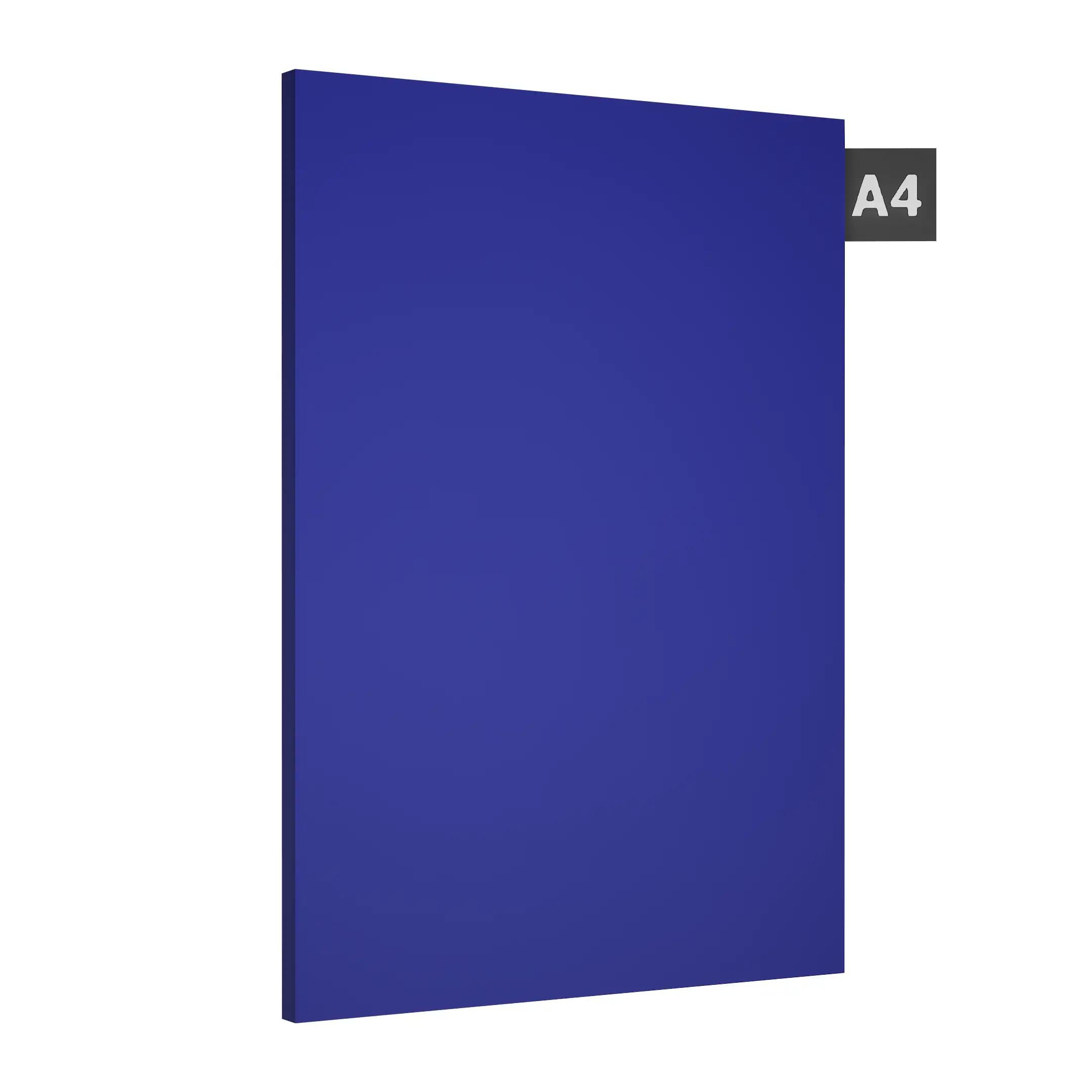 Marine Blue Plain Laminate 8x4 ft High Gloss 1 mm - 231 HG