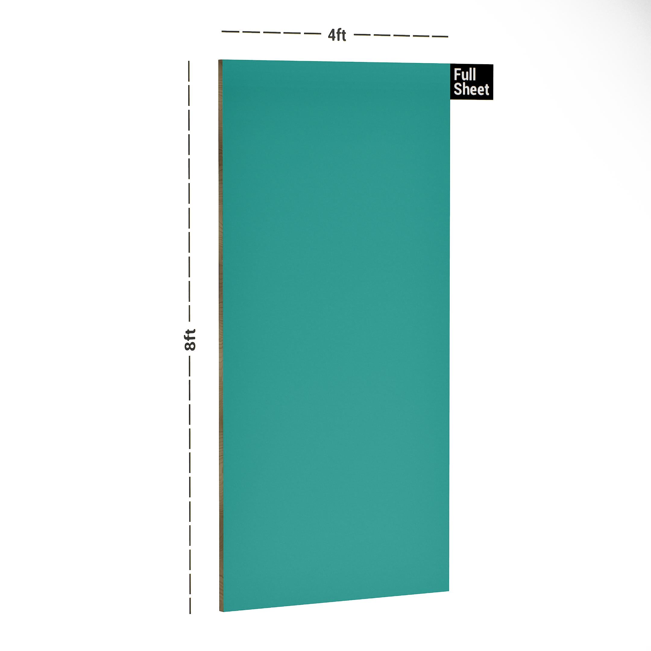 Oasis Green Plain Laminate 8x4 ft Suede 1 mm - 231 SF