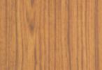 Brown wood grain laminate with suede finish and vertical wood pattern texture