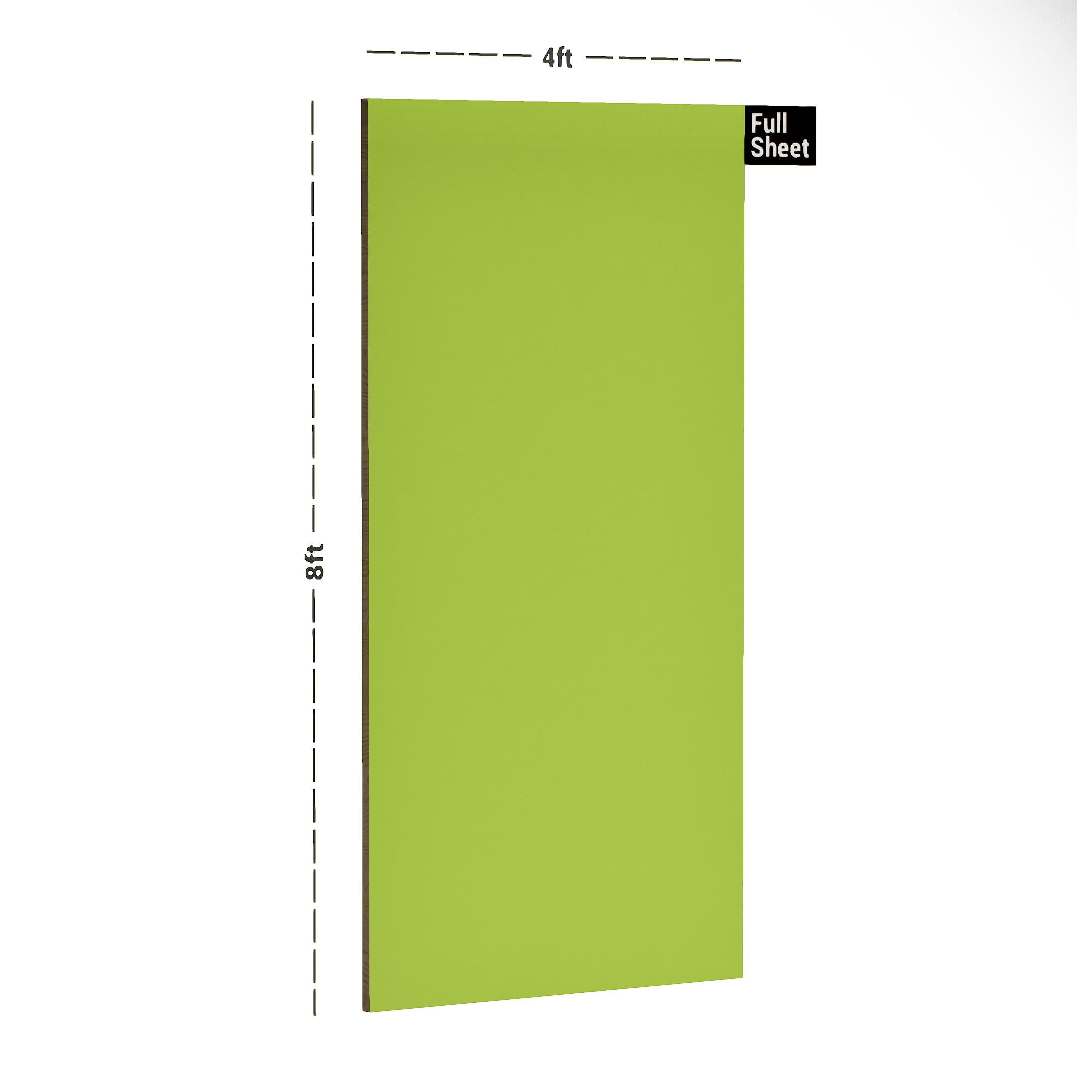 Ocean Green Plain Laminate 8x4 ft Suede 1 mm - 236 SF