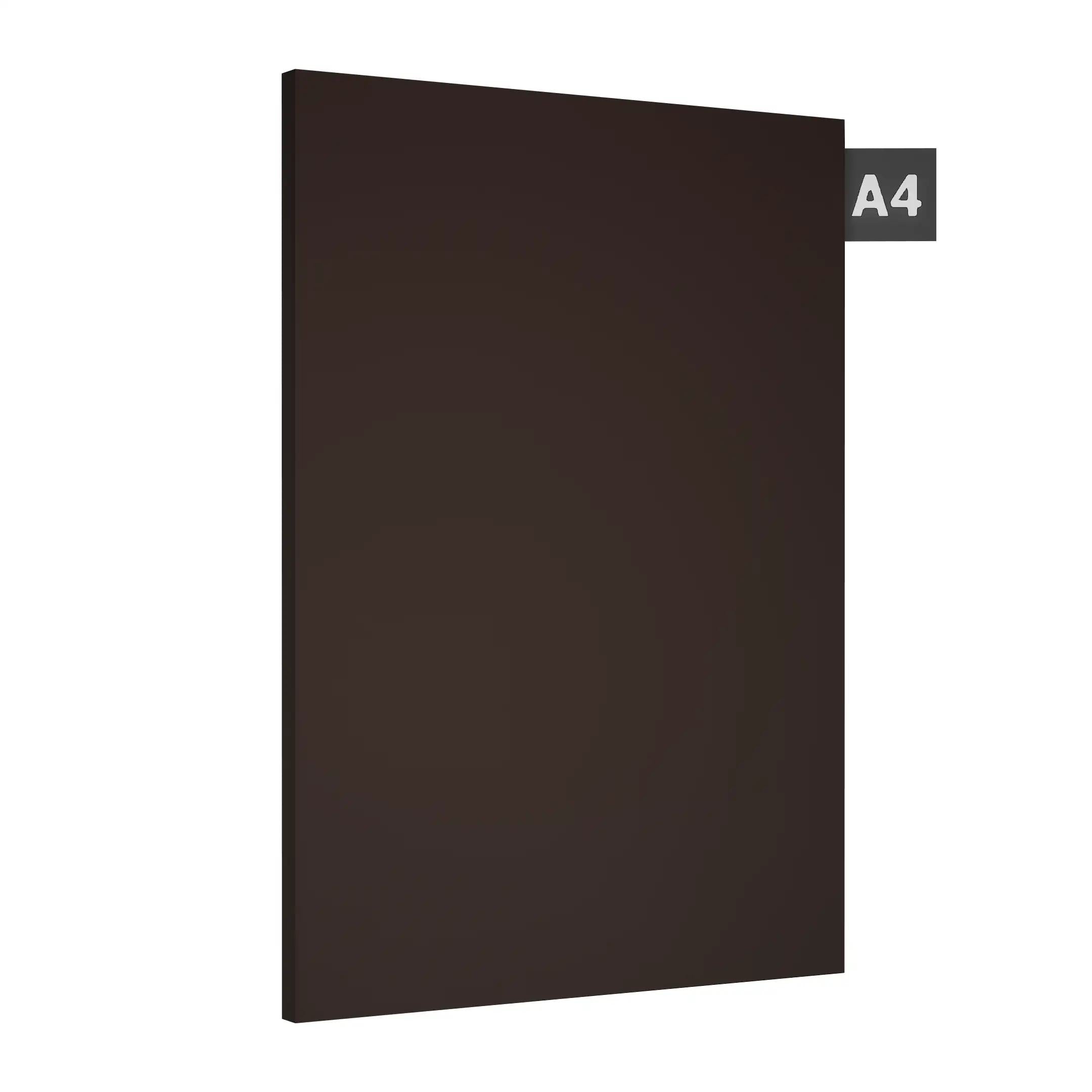 Coffee Brown Plain Laminate 8x4 ft High Gloss 1 mm - 238 HG