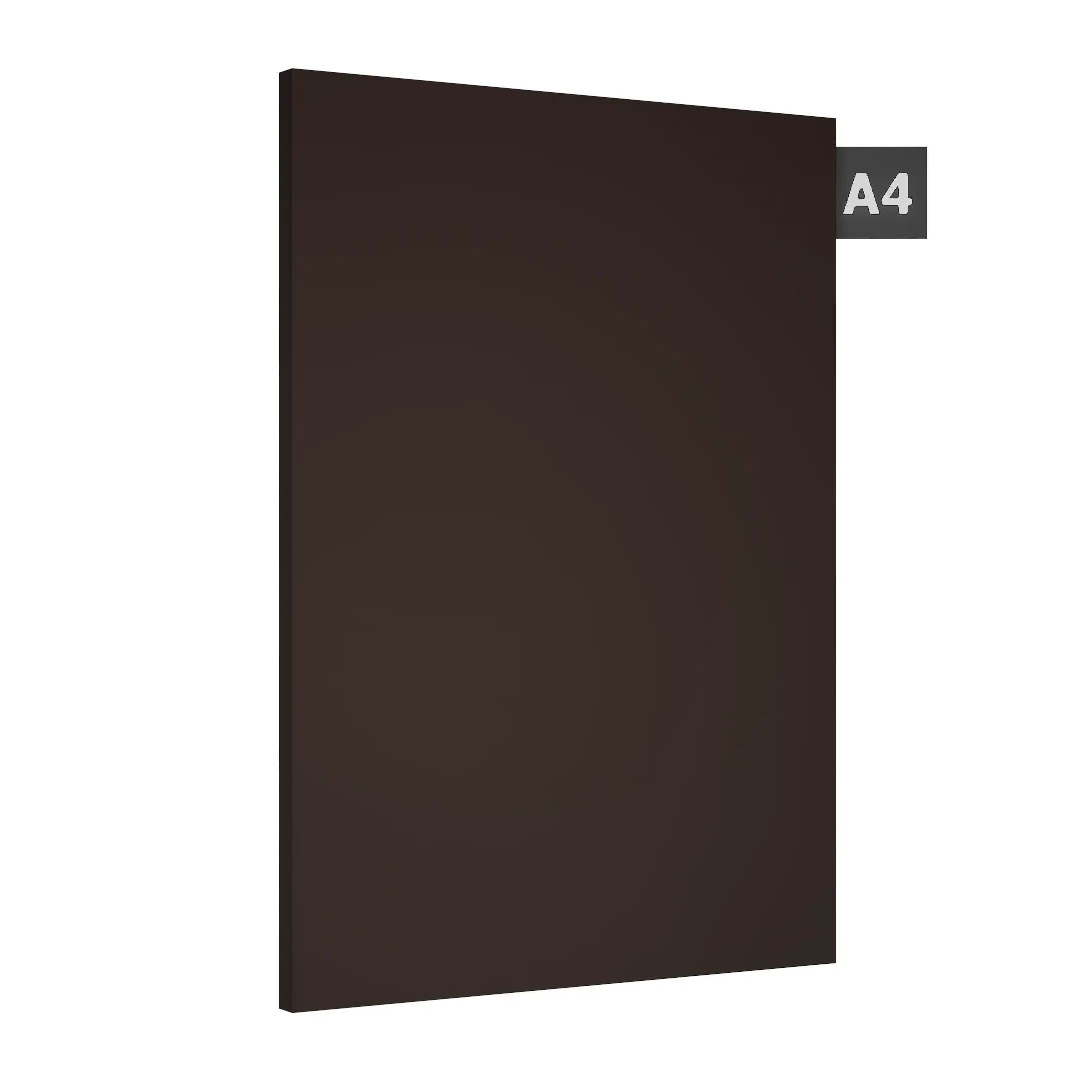 Coffee Brown Plain Laminate 8x4 ft Suede 1 mm - 238 SF