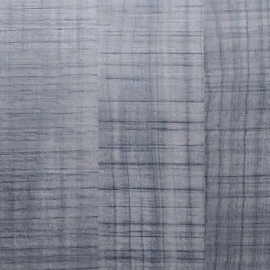 Wenge wood grain laminate with textured finish and dark linear pattern on grey background