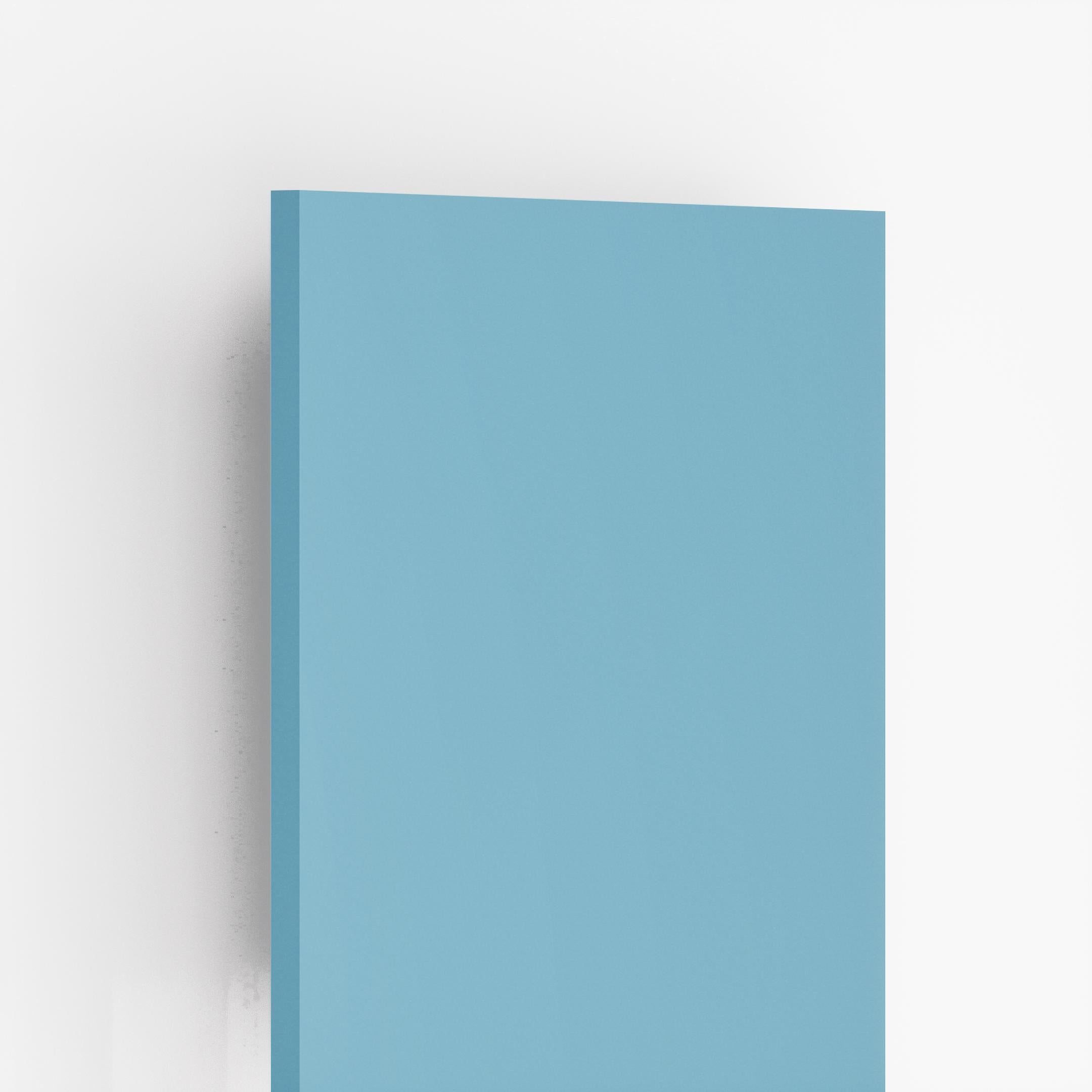 Satin Blue Plain Laminate 8x4 ft Suede 1 mm - 241 SU