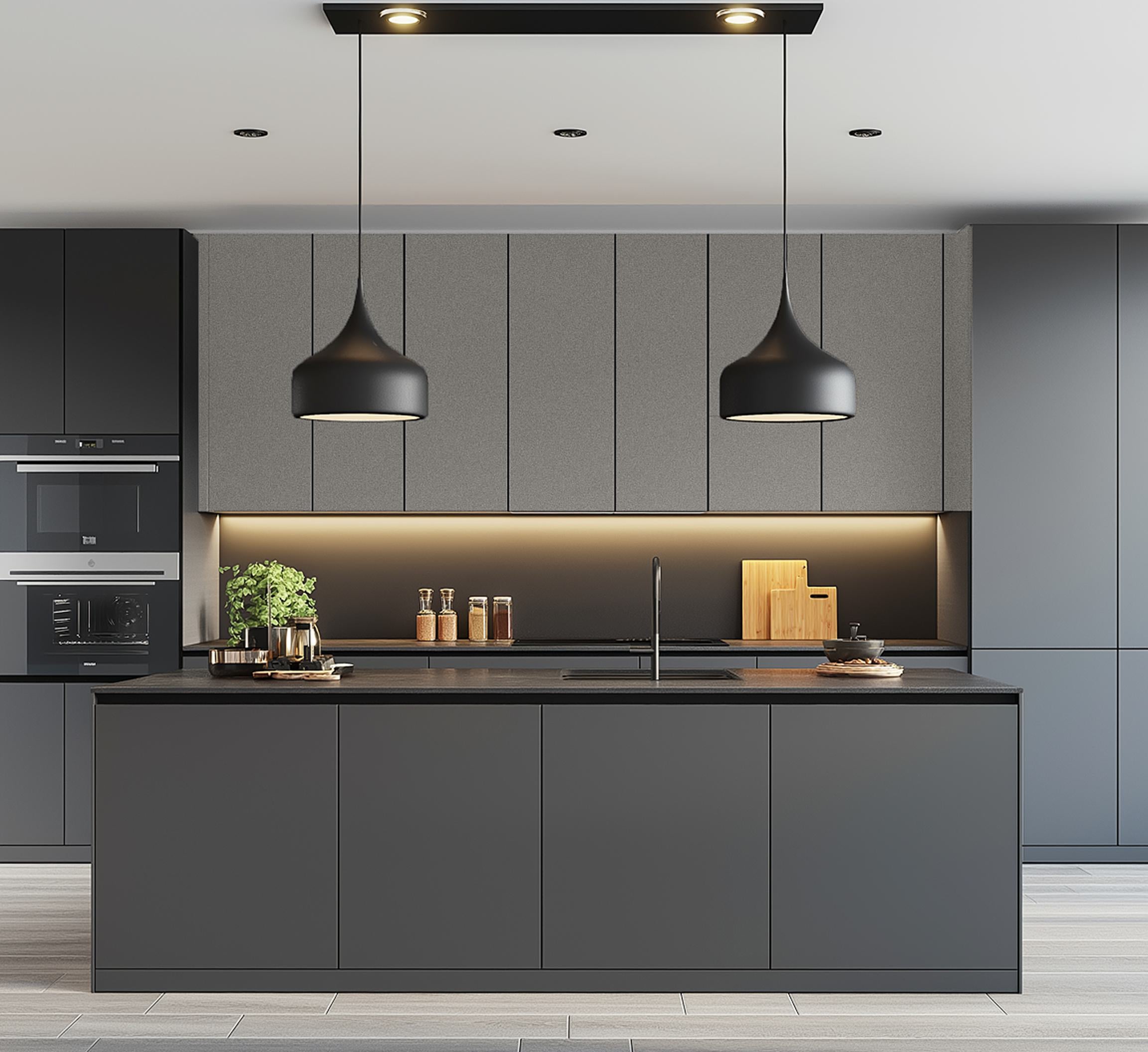 Graphite Smoke Grey Plain Laminate 8x4 ft Satin 1 mm - 242 SMT