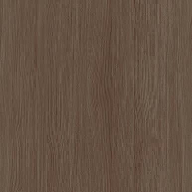 Brown wood grain laminate with textured finish and vertical wood pattern visible in the image
