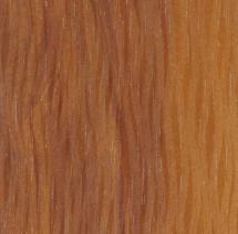 Brown wood grain laminate with textured finish and visible wood pattern and sheen