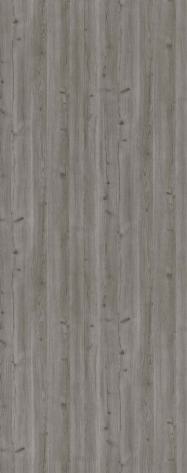 Grey wood grain laminate with suede finish, showing wood texture and subtle grain pattern.