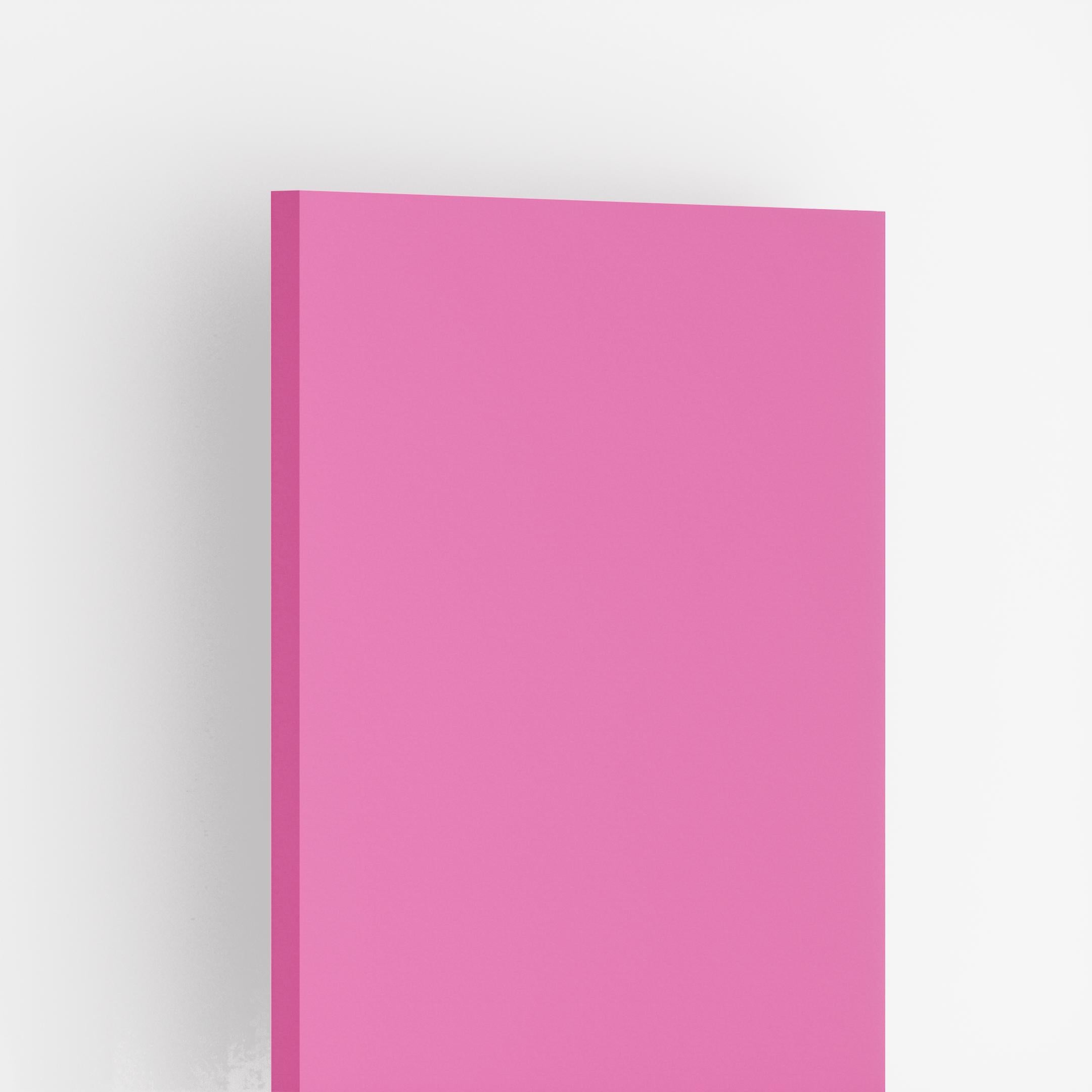 Punch Pink Plain Laminate 8x4 ft Suede 1 mm - 254 SF