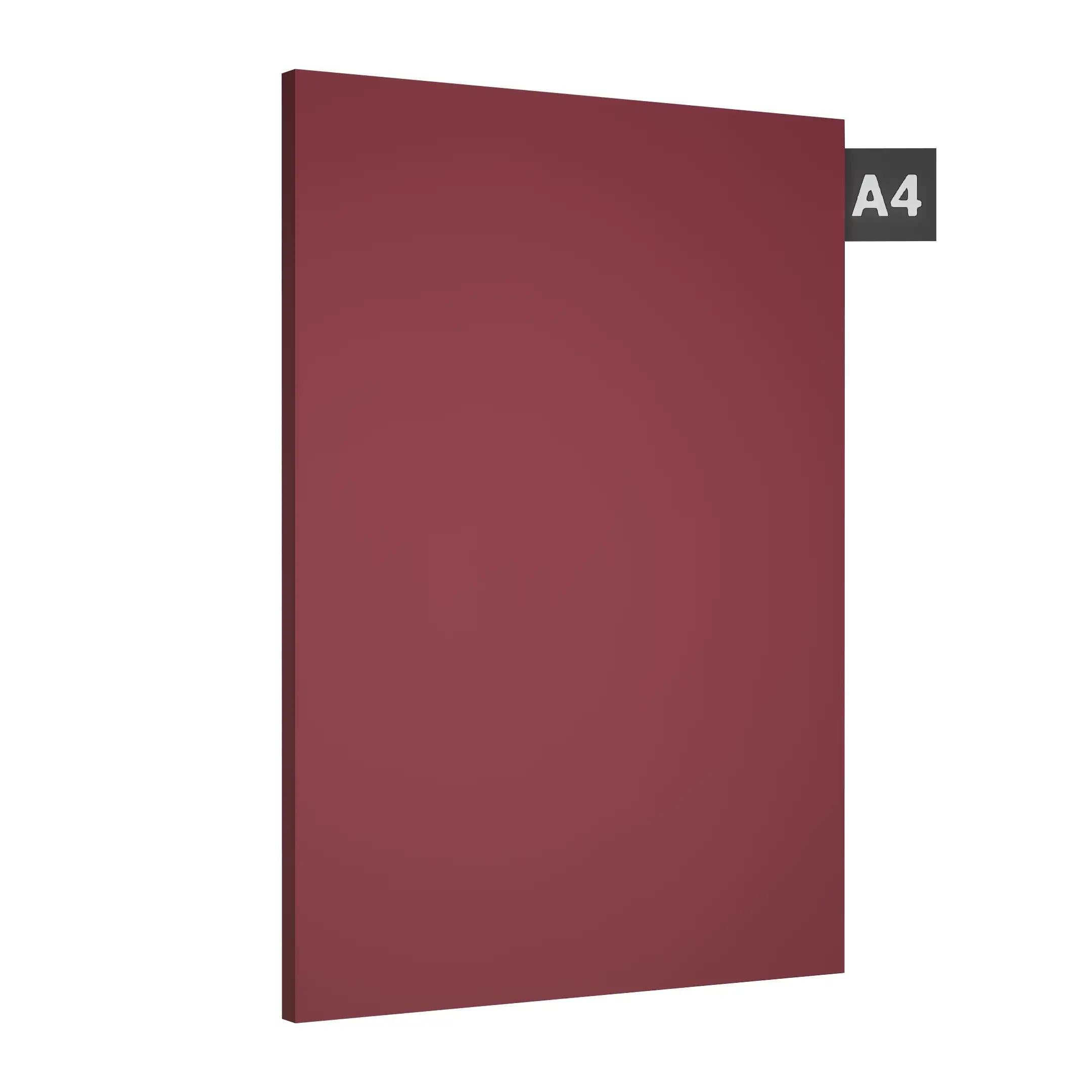 Brick Red Plain Laminate 8x4 ft High Gloss 0.95 mm - 255 HGL