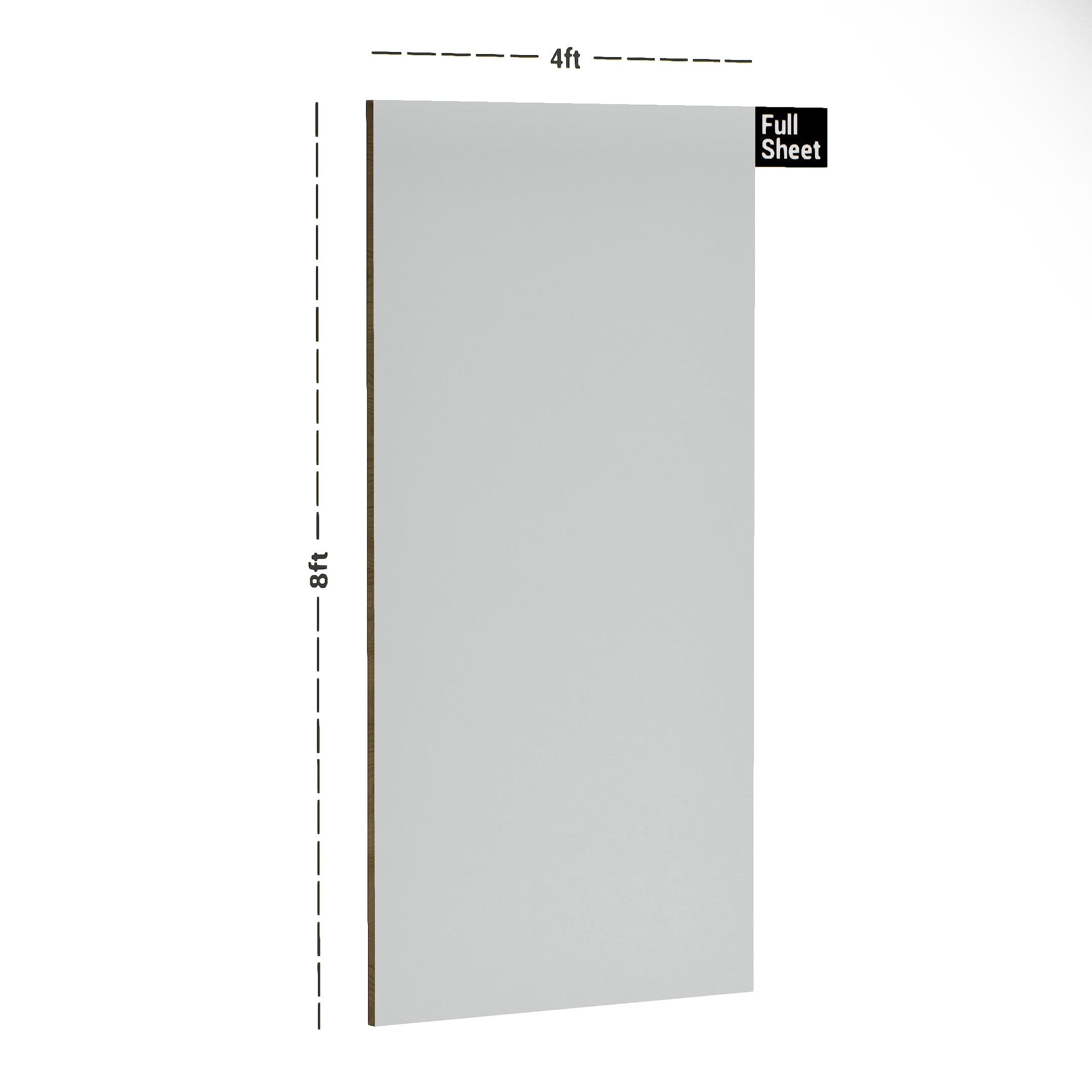 Grinich Grey Plain Laminate 8x4 ft Suede 1 mm - 260 SF
