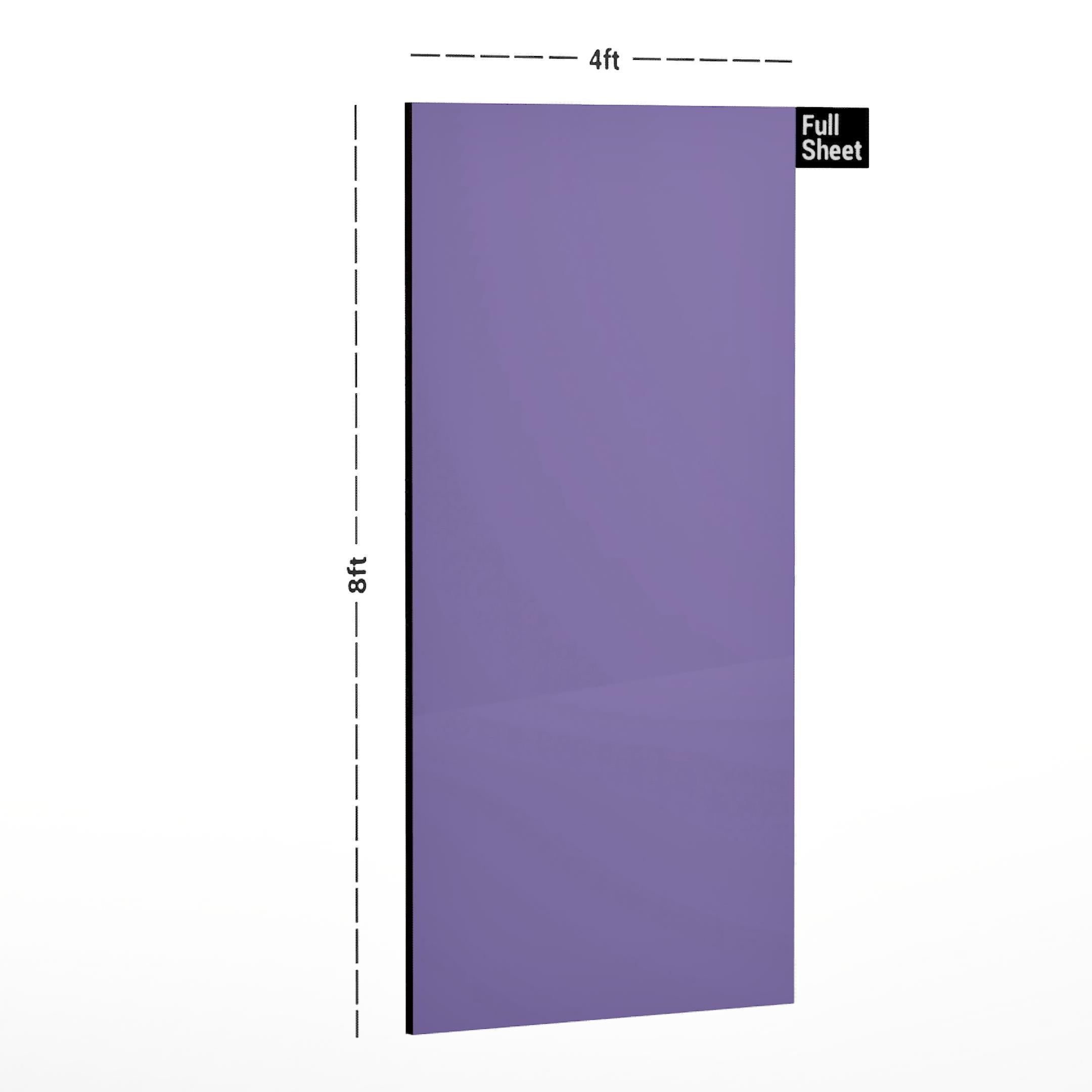 Lavender Plain Laminate 8x4 ft Suede 1 mm - 261 SU