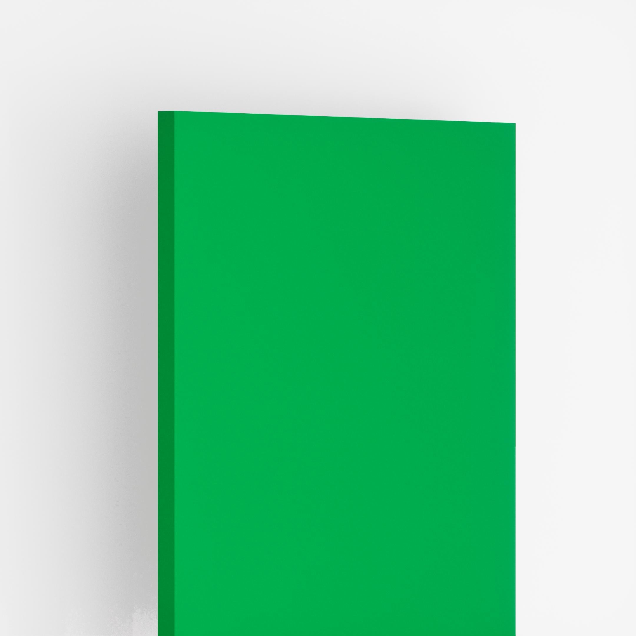 F Green Plain Laminate 8x4 ft High Gloss 1 mm - 264 A12