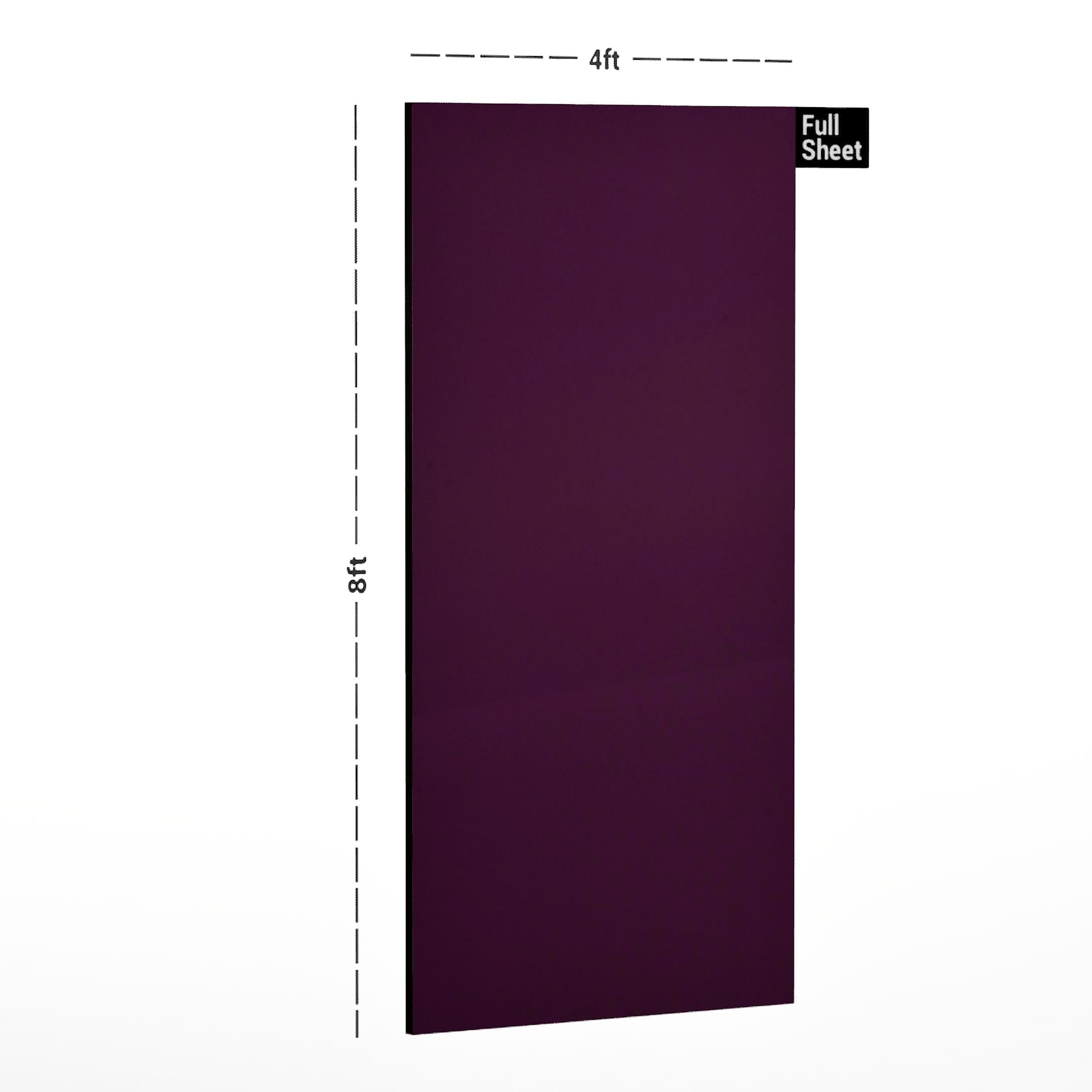 Antique Violet Plain Laminate 8x4 ft Texture 1 mm - 266 LU