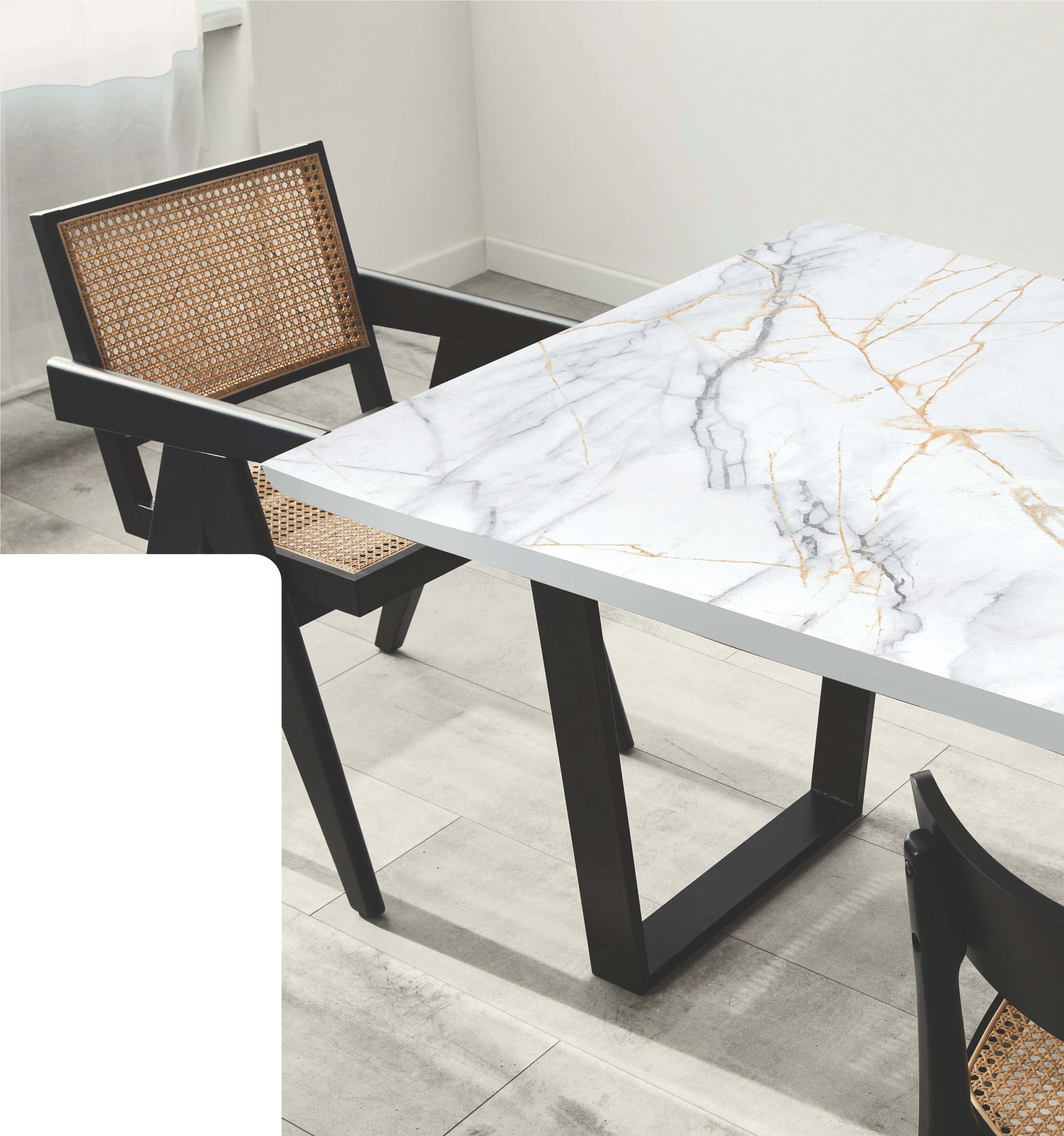 Calacatta Gold Marble & Stone Laminate 8x4 ft Texture 1 mm - 2703 SC