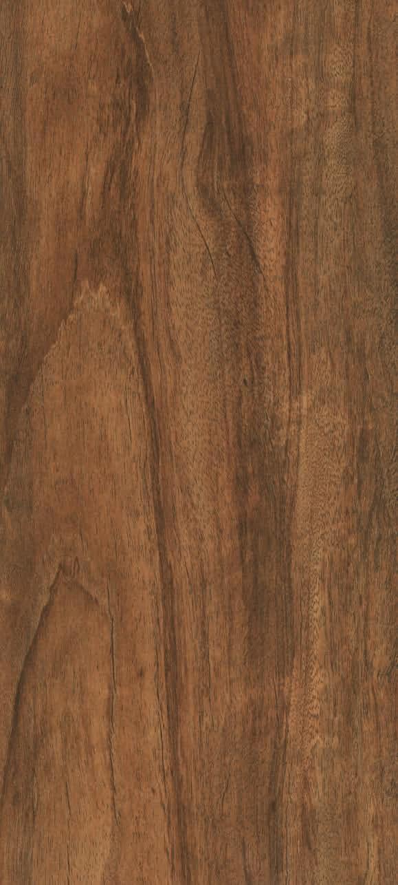 Brown wood laminate with textured finish and wood grain pattern, showing natural variations and texture details.