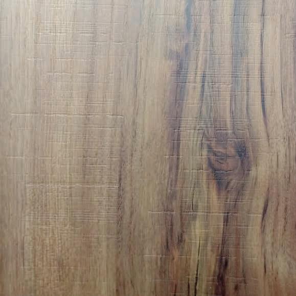 Wenge wood grain decorative laminate with textured finish and visible wood pattern and subtle sheen