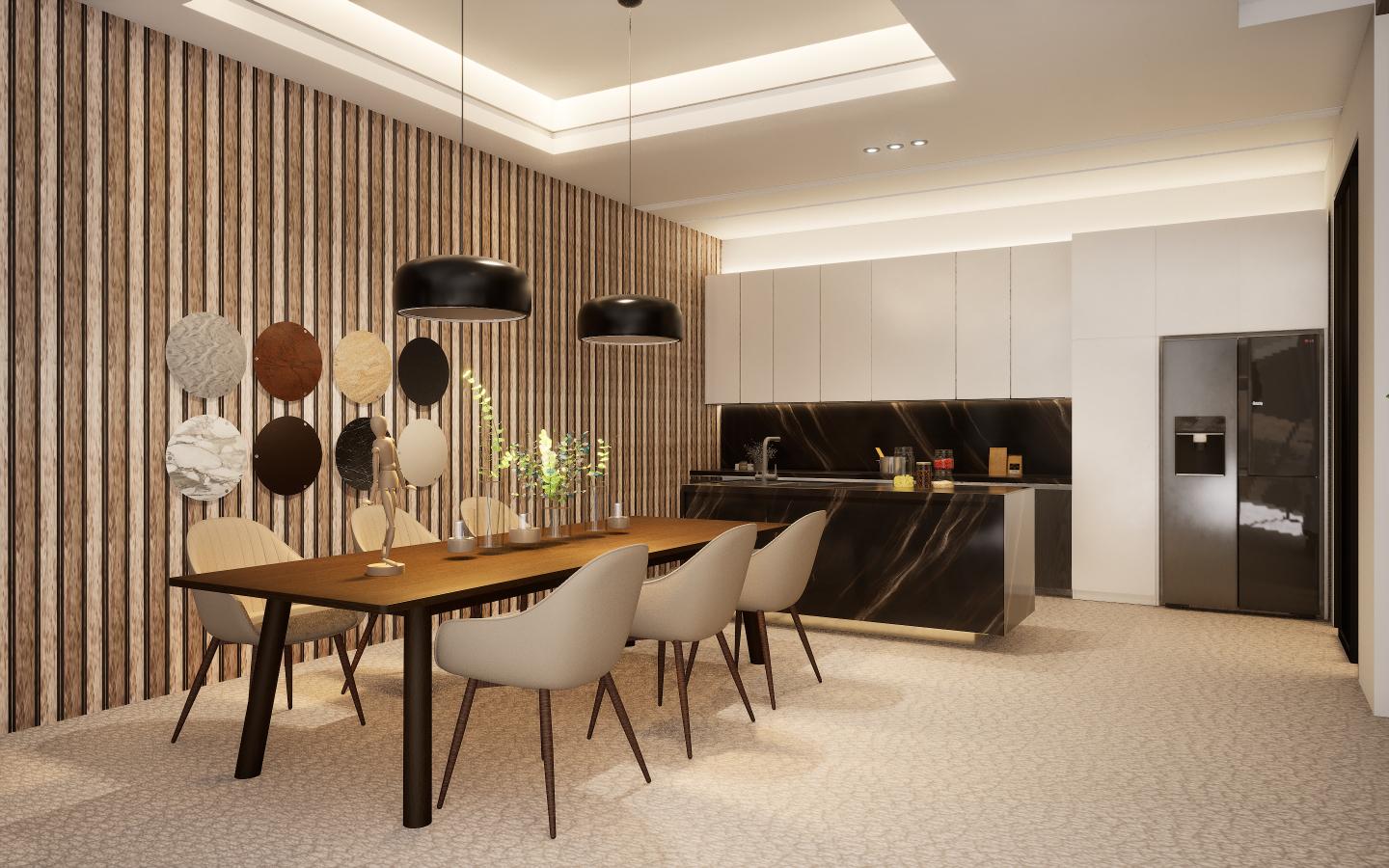 Dusky Valley Marble & Stone Laminate 8x4 ft Texture 1 mm - 2712 SC