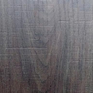 Dark wenge wood laminate with textured finish and visible wood grain pattern and embossed texture details