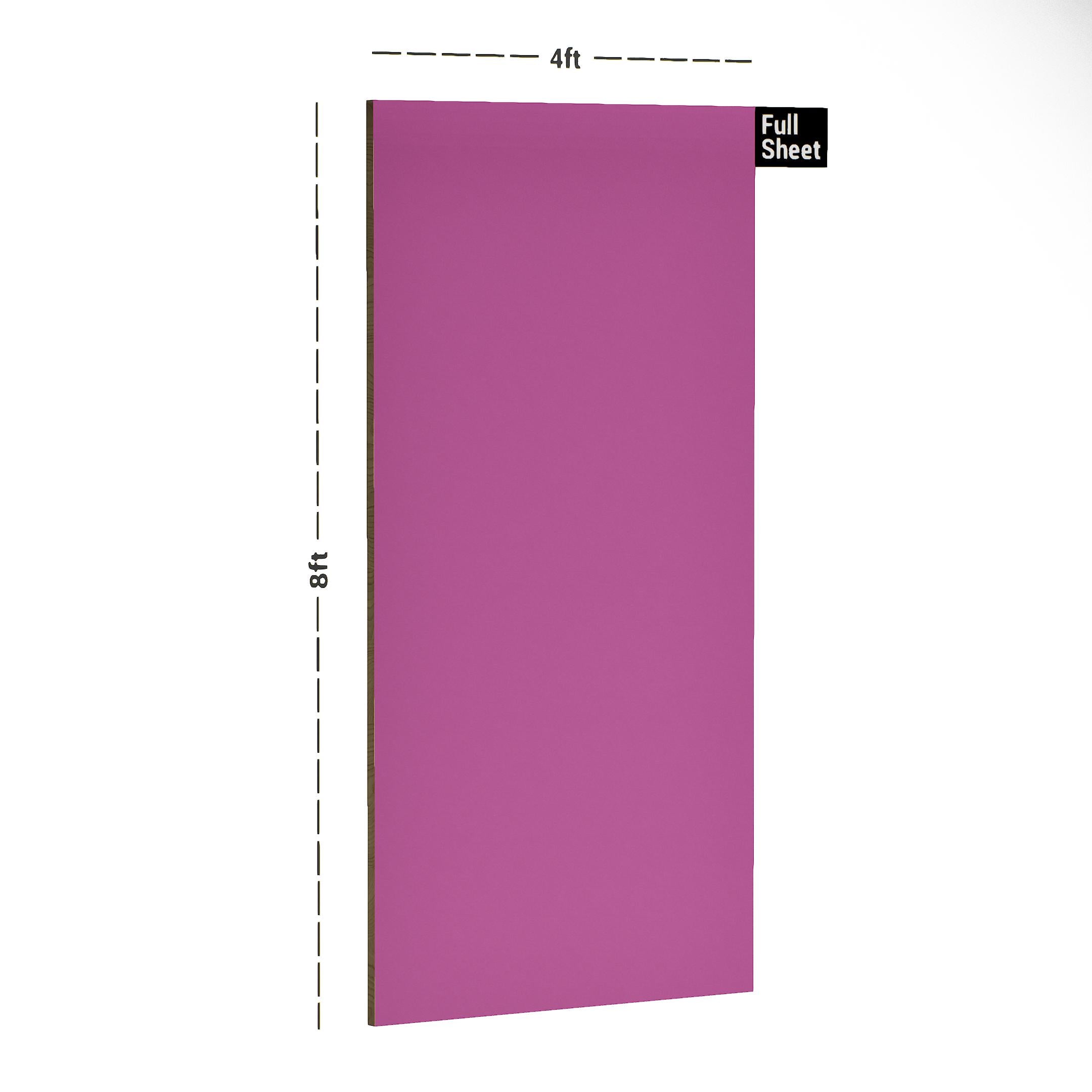 Coral Pink Plain Laminate 8x4 ft Suede 1 mm - 274 SF