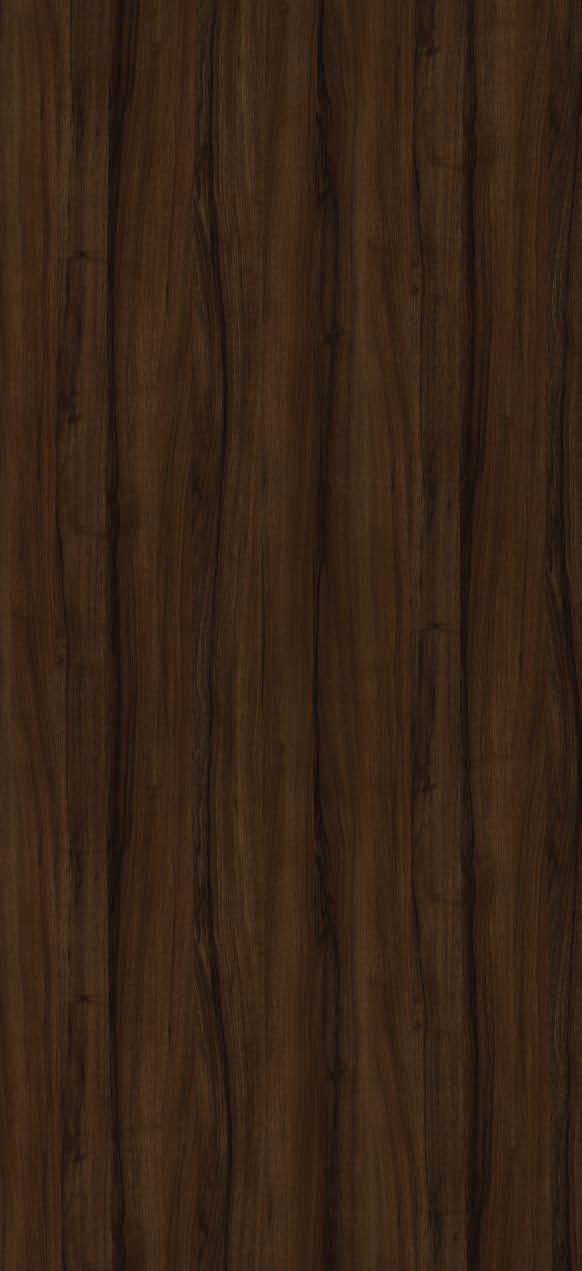 Wenge wood grain decorative laminate with textured finish and dark brown vertical stripes and subtle wood pattern variations