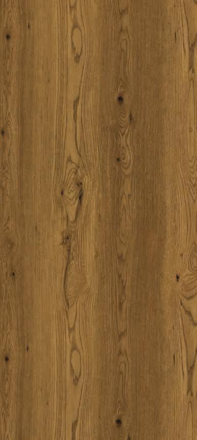 Brown wood grain laminate with suede finish, showing wood texture and grain pattern in a vertical orientation.