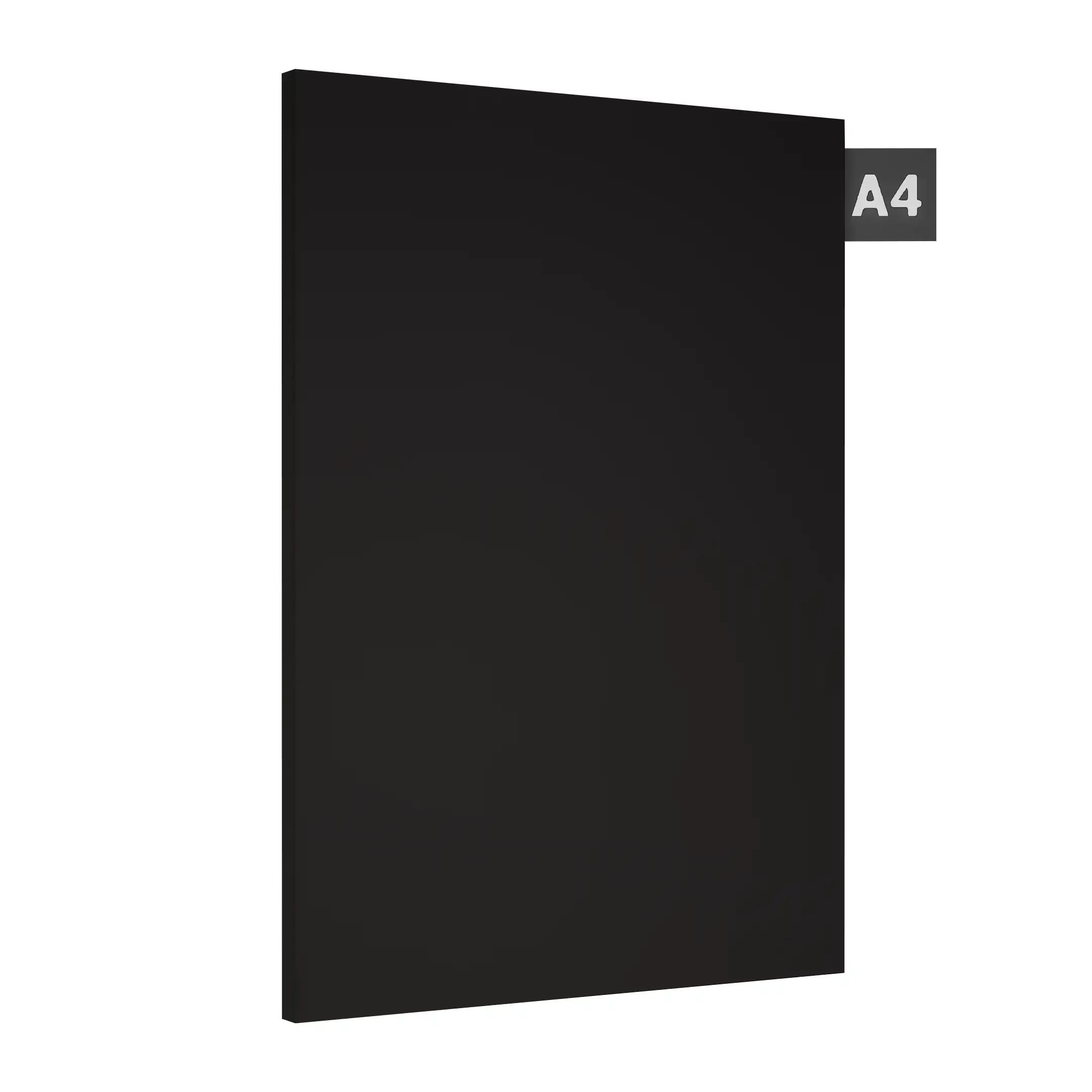 Carbon Black Plain Laminate 8x4 ft Suede 1 mm - 280 SF