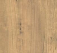 Brown wood grain laminate with suede finish and visible texture and grain pattern
