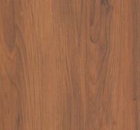 Brown wood grain laminate with textured finish and visible wood pattern and knots
